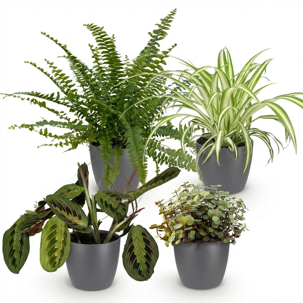 Chlorophytum, groene bladeren