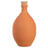 Olla L, terracotta irrigatiepot met kurk, 18,6x18,6x32 cm