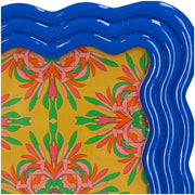 Fotolijst met gebogen ontwerp, polyresin, blauw