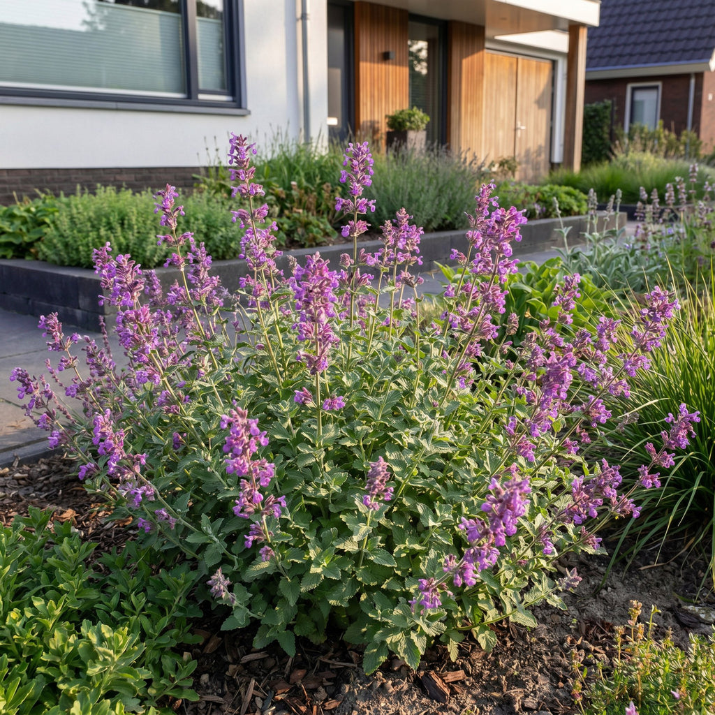 Nepeta rac. Grog - Kattenkruid - Blauw, groeiwijze van de plant