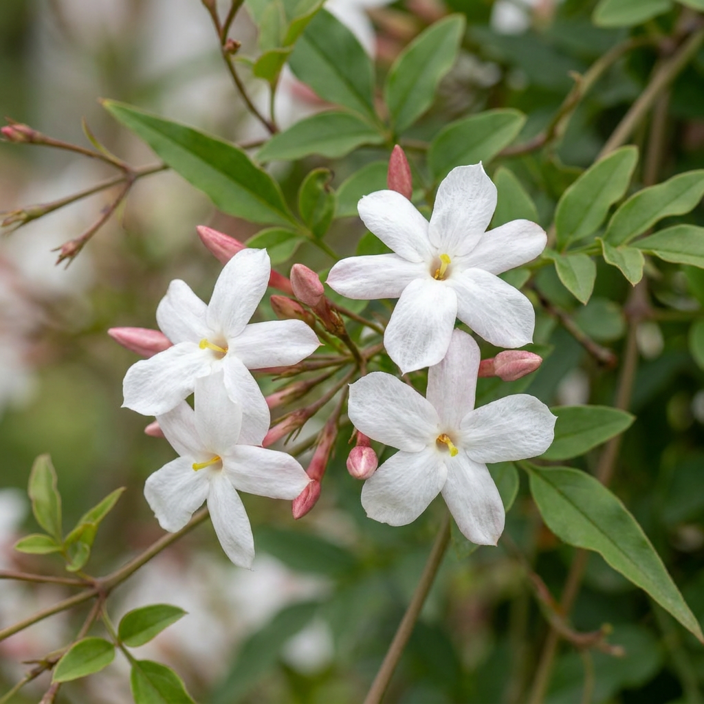 Jasminum officinale - echte jasmijn, kenmerkend blad