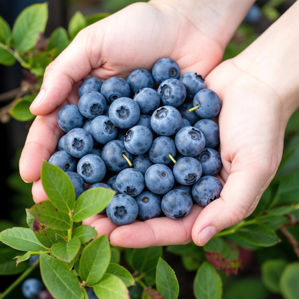 Blauwe bes Vaccinium corymbosum Bluegold, decoratieve plant