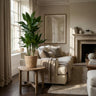 Dracaena  Janet Lindt met Zeegras mand naturel