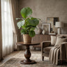 Calathea Orbifolia met Zeegras mand naturel