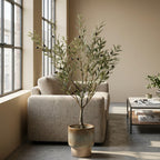 Kunstplant Olive tree in pot, kenmerkend blad