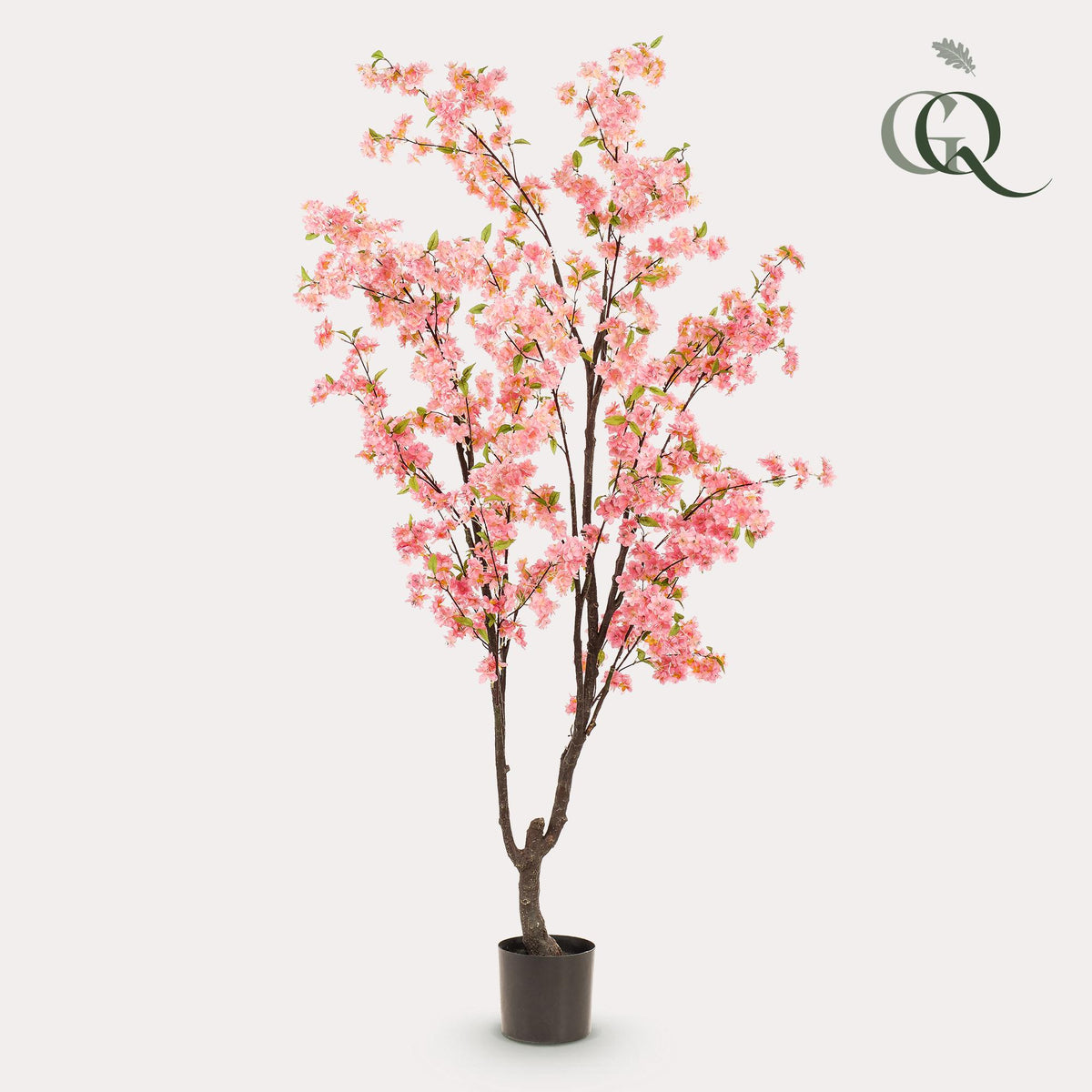 Kunstplant - Prunus - Kersenbloesem - Roze, plant in pot