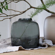 Vaas glas - M - Bartica - Grijs