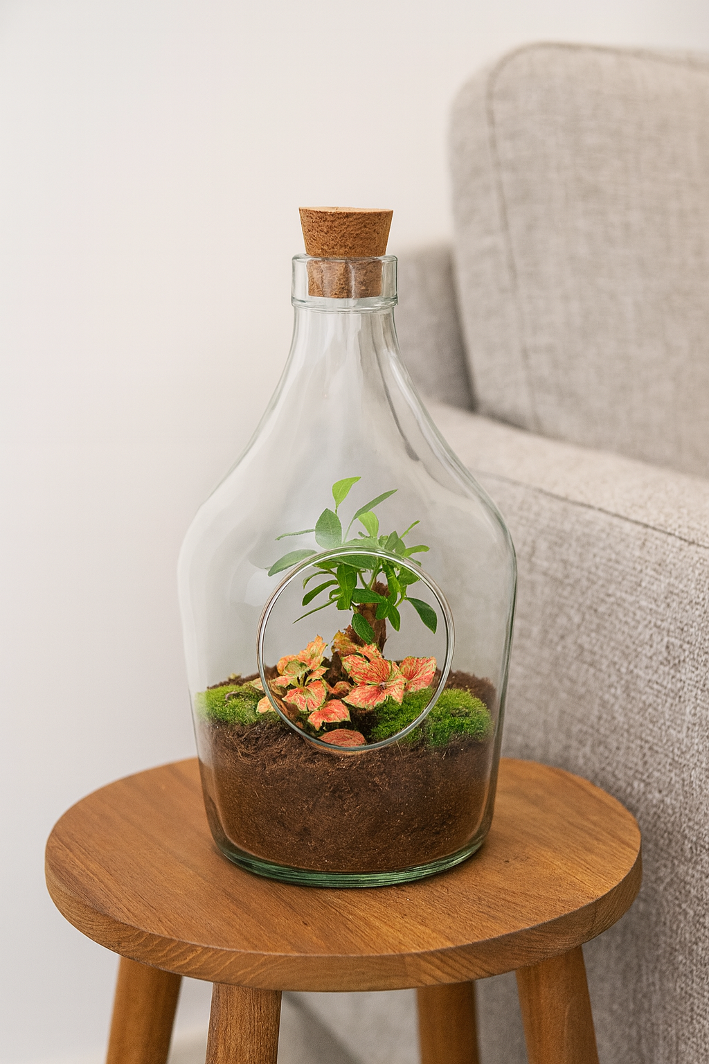 Detailfoto van Open terrarium John