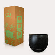 Pot Belia vintage black, zwart, maat L, H28 x B33 cm