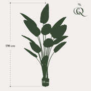 Kunstplant Strelitzia nicolai, paradijsvogelbloem, 190 cm