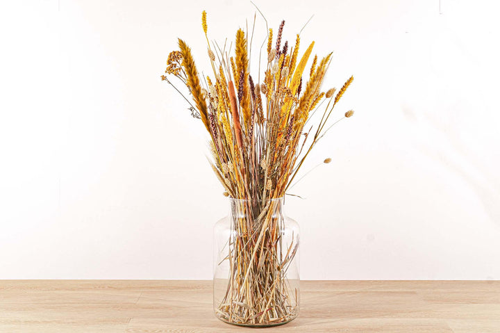 Droogbloemen boeket - Yellow & Brown - Droogboeket