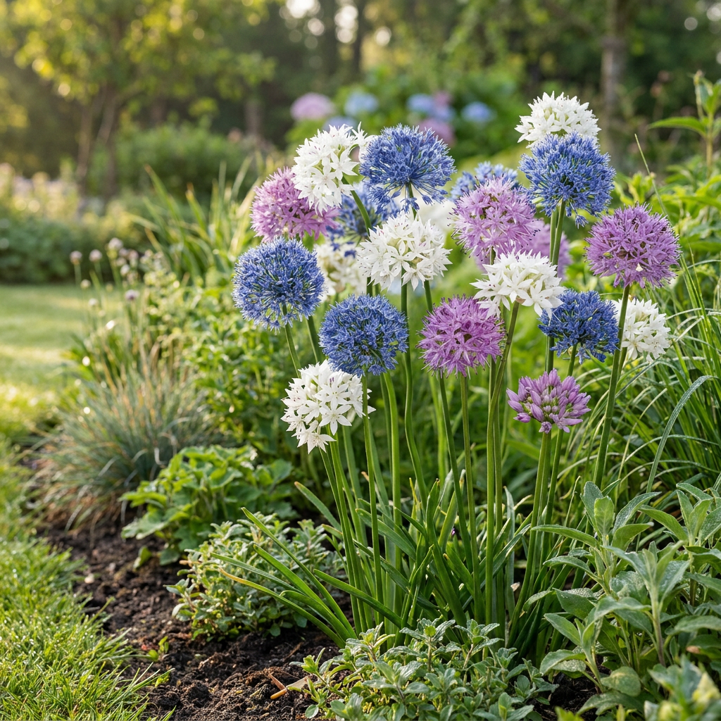 Sierui Allium 'Buzzing Beauties' bloembollen, foto 2