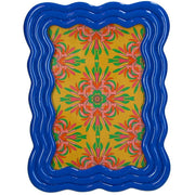 Fotolijst met gebogen ontwerp, polyresin, blauw