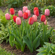 Tulp Pink-Red bloembollen, roze en rood, foto 2