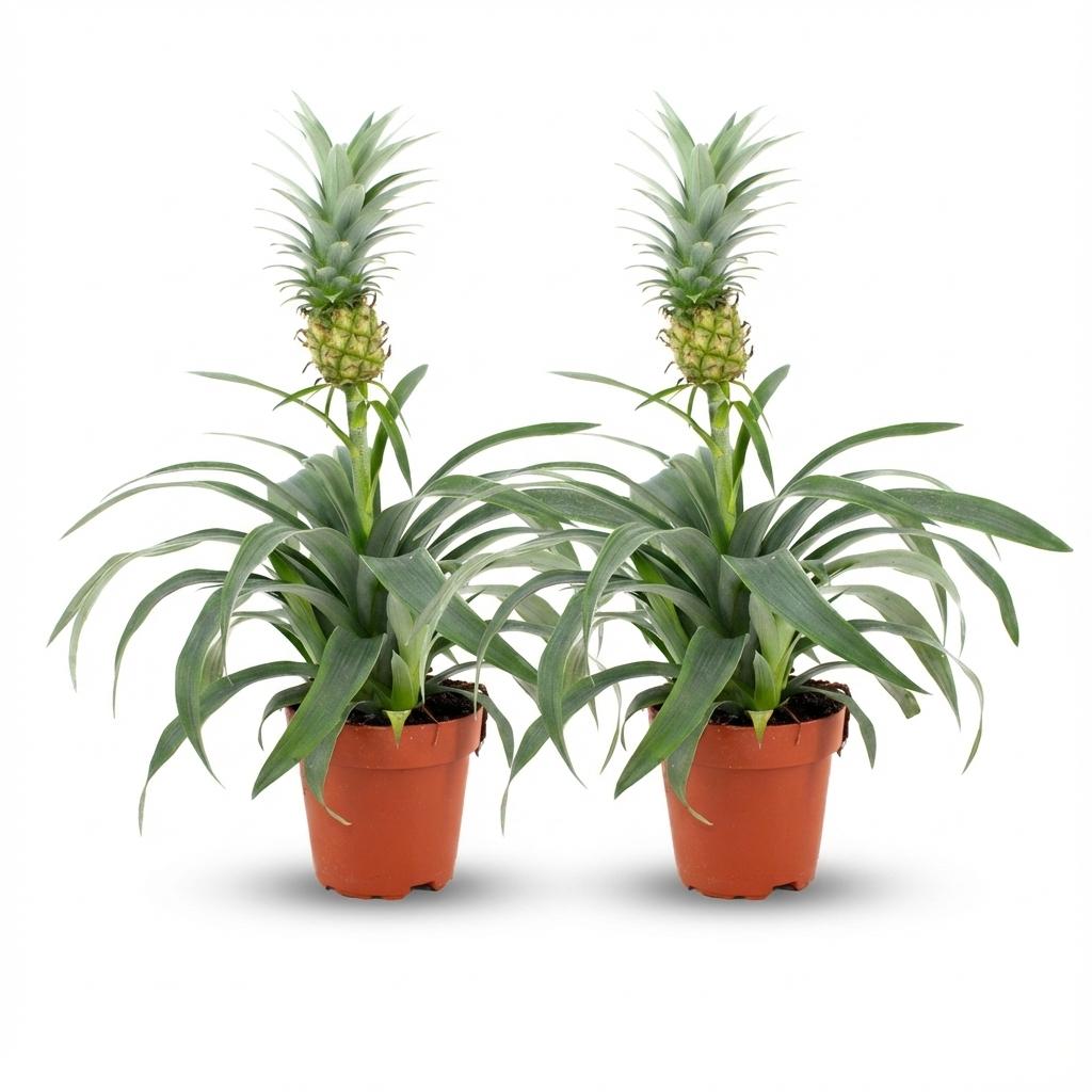Ananasplant Mi Amigo, 40 cm hoog, groene bladeren