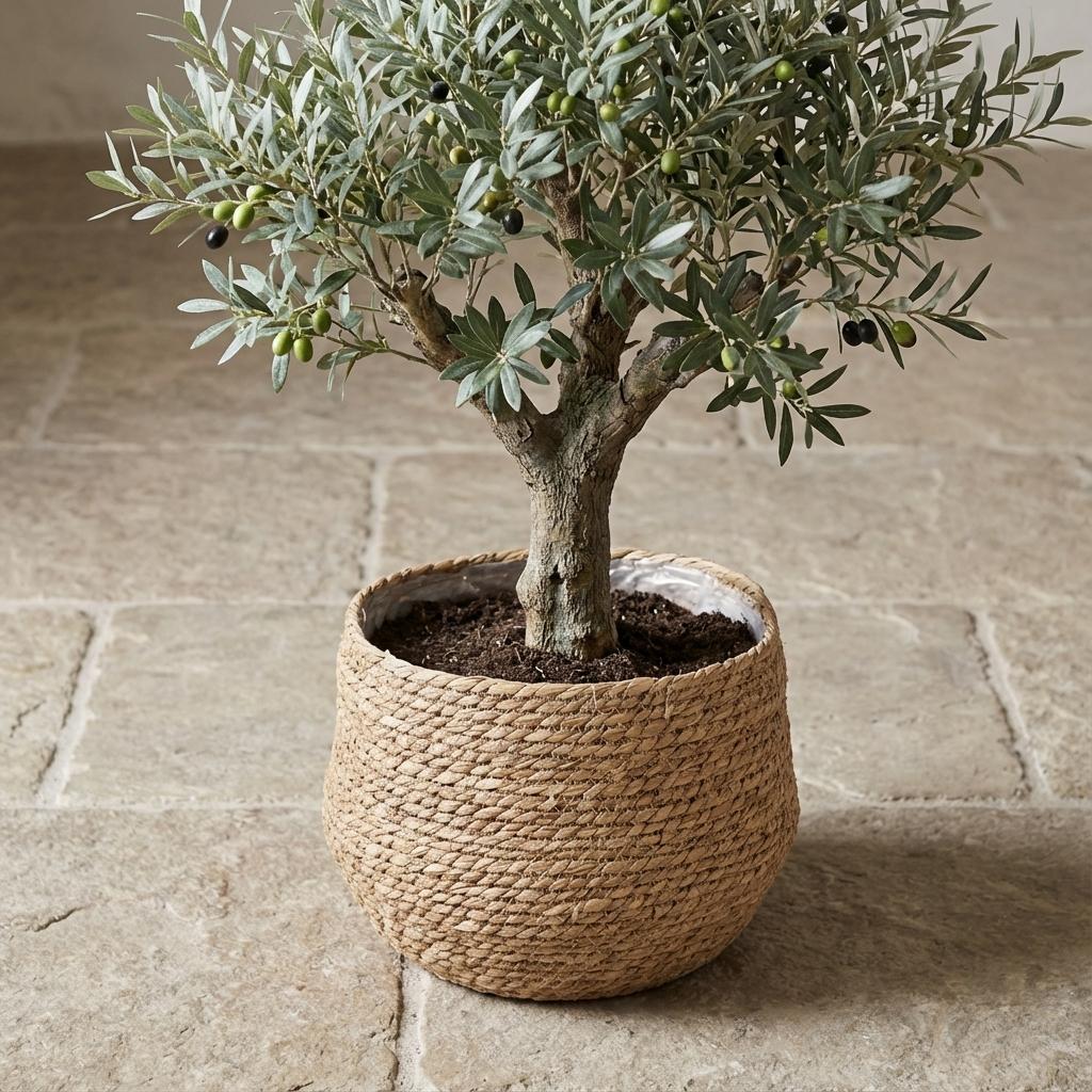 Mand Jorck bruin 26 cm, detail van het blad