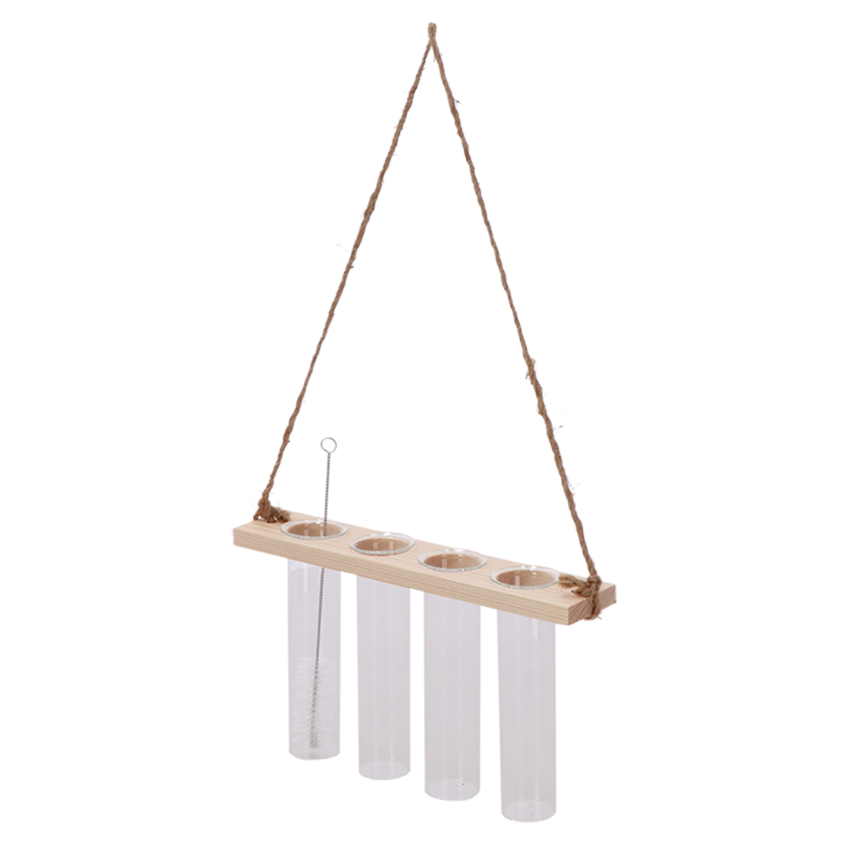 Reageerbuishanger maat S voor een of twee buizen, plant in pot