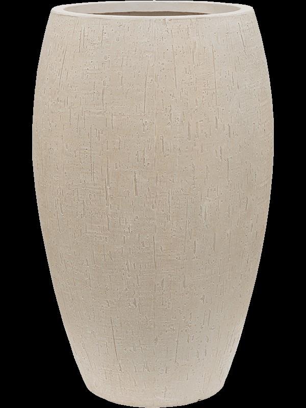 Plantenbak Raindrop Emperor beige, maat L, H60 x B37 cm, detail van het blad