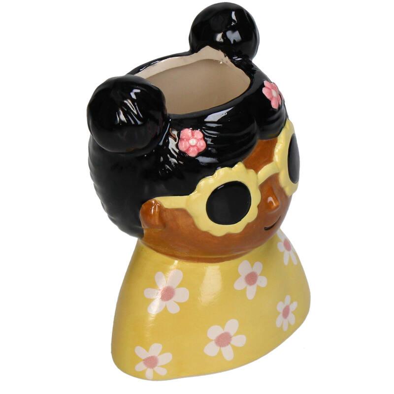 Bloempot Dolomiet Multikleurig, plant in pot