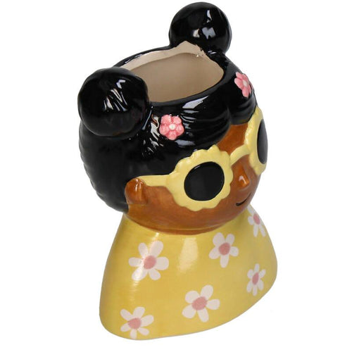 Bloempot Dolomiet Multikleurig, plant in pot