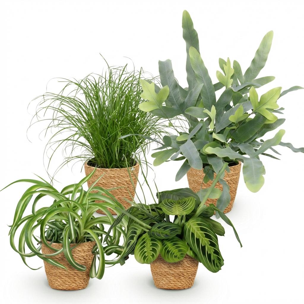Chlorophytum, groene bladeren