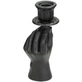 Kandelaar - Hand zwart, plant in pot