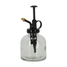 Plantenspuit van transparant glas met fijne sproeikop