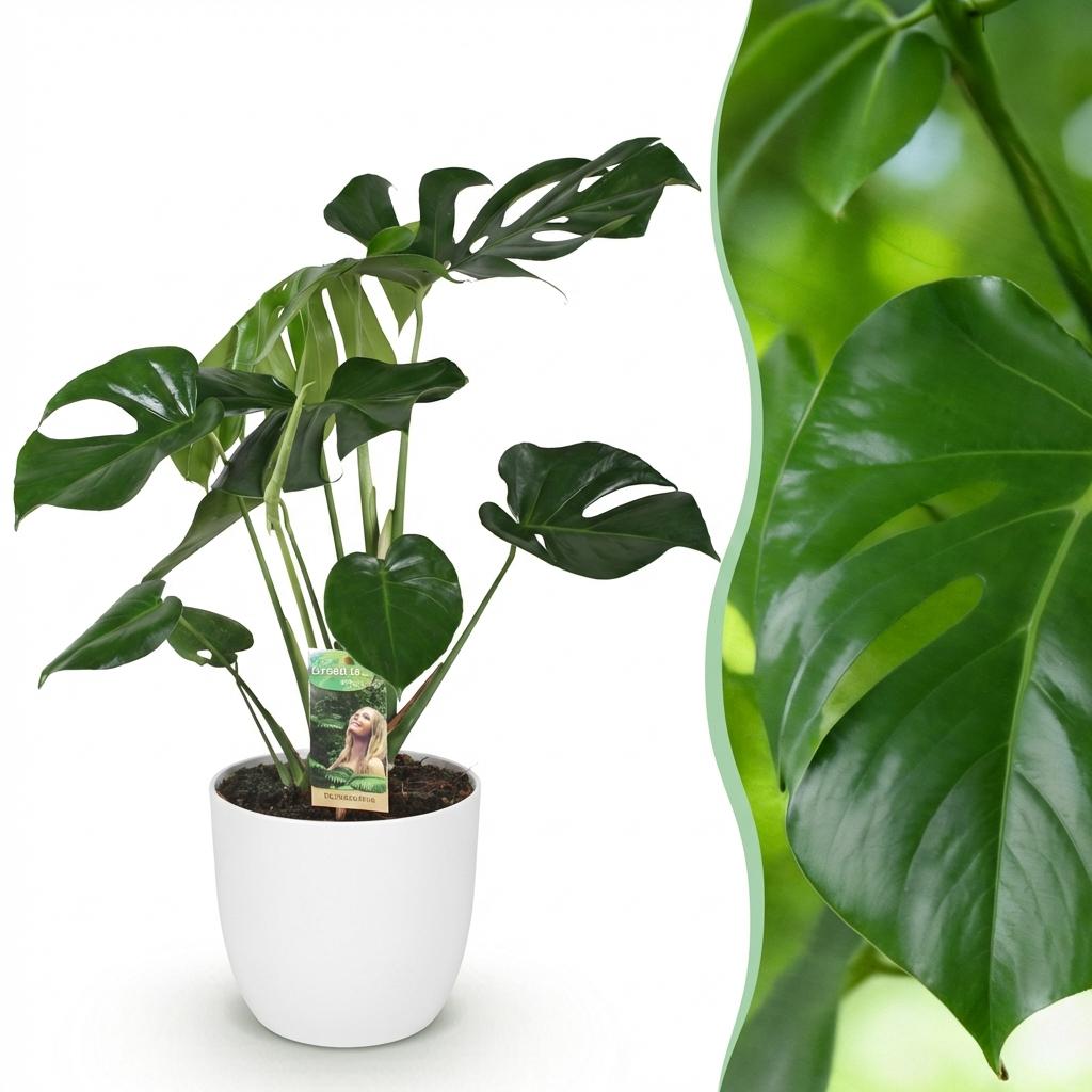 Monstera Deliciosa, kenmerkend blad