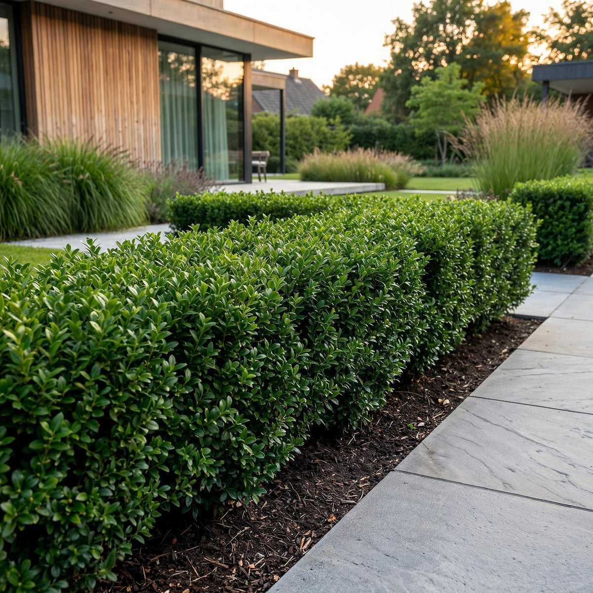 Japanse hulst Stokes, haagplant, plant voor tuin en border