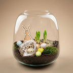 Emma Pasen - Open terrarium - Flessentuin DIY kit, detail van het blad