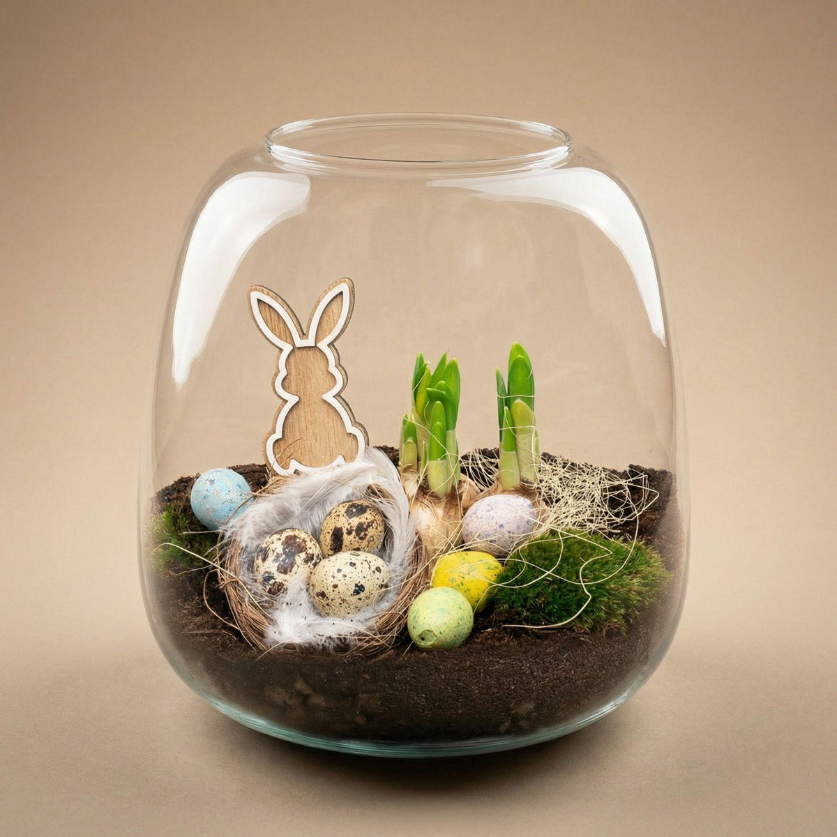 Emma Pasen - Open terrarium - Flessentuin DIY kit, detail van het blad