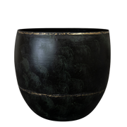 Pot Belia vintage black, zwart, maat M, H25 x B28 cm