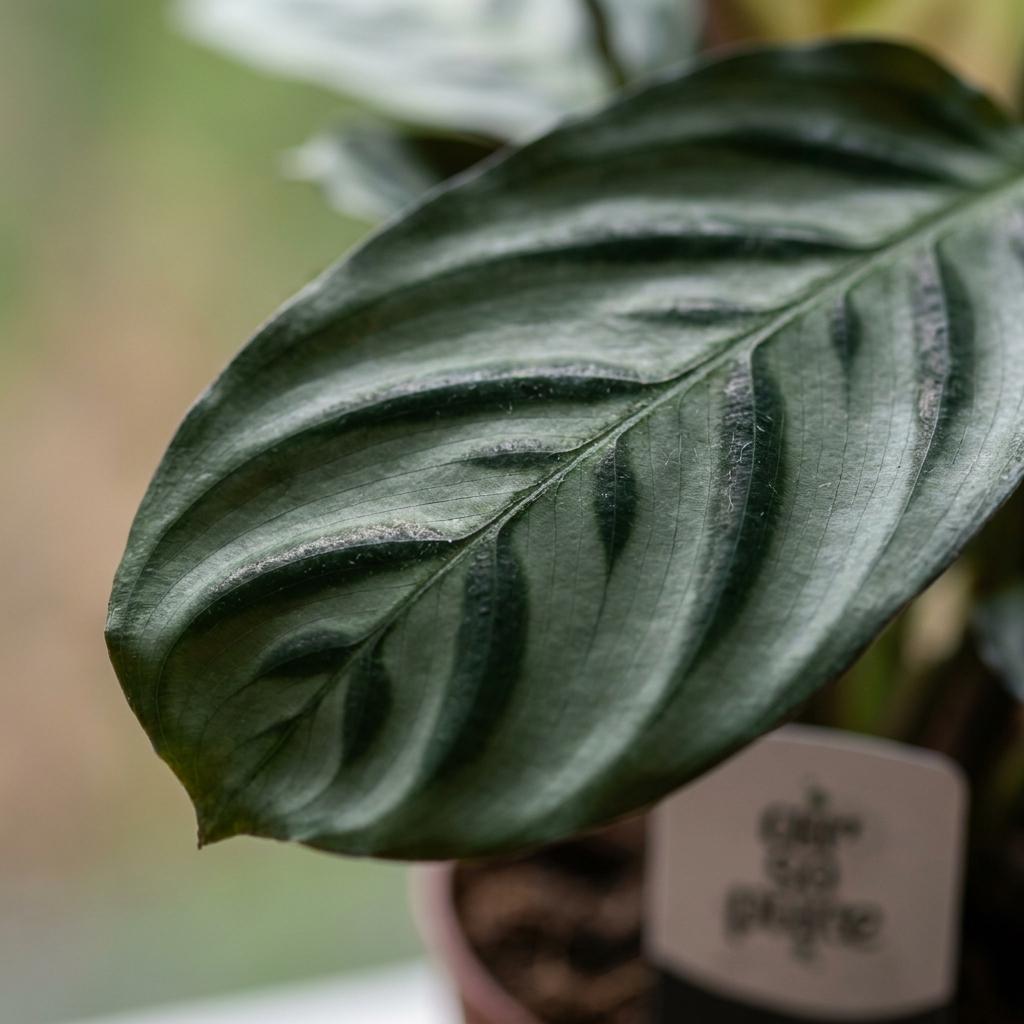 Ctenanthe Burle Marxii - Visgraatplant, groene bladeren