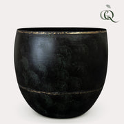 Pot Belia vintage black, zwart, maat M, H25 x B28 cm