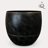 Pot Belia vintage black, zwart, maat M, H25 x B28 cm