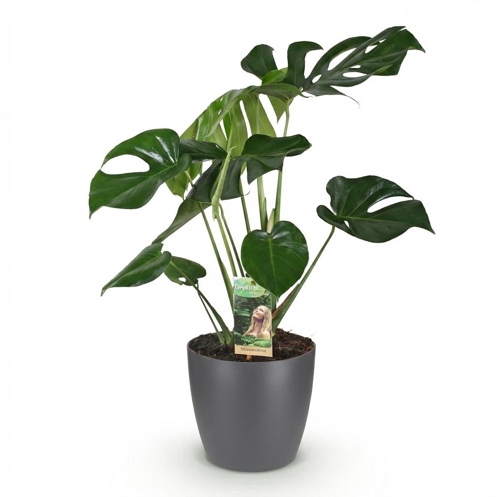 Monstera Deliciosa, detail van het blad