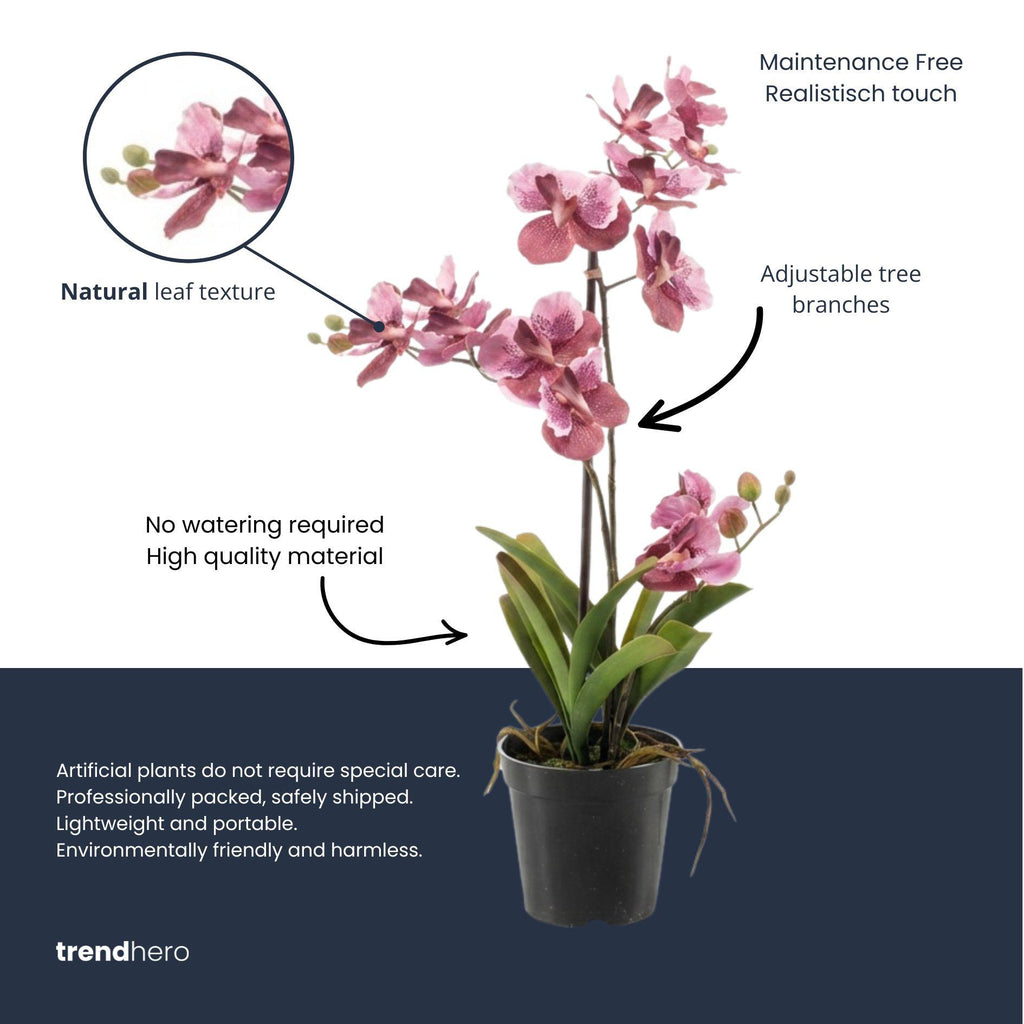 Orchidee Vanda kunstplant, kenmerkend blad