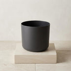 Elho b.for soft bloempot, antraciet, mat fluweelzacht, 14 cm, detail van het blad