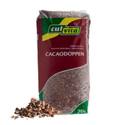 Cacaodoppen 70 liter, organische bodembedekker