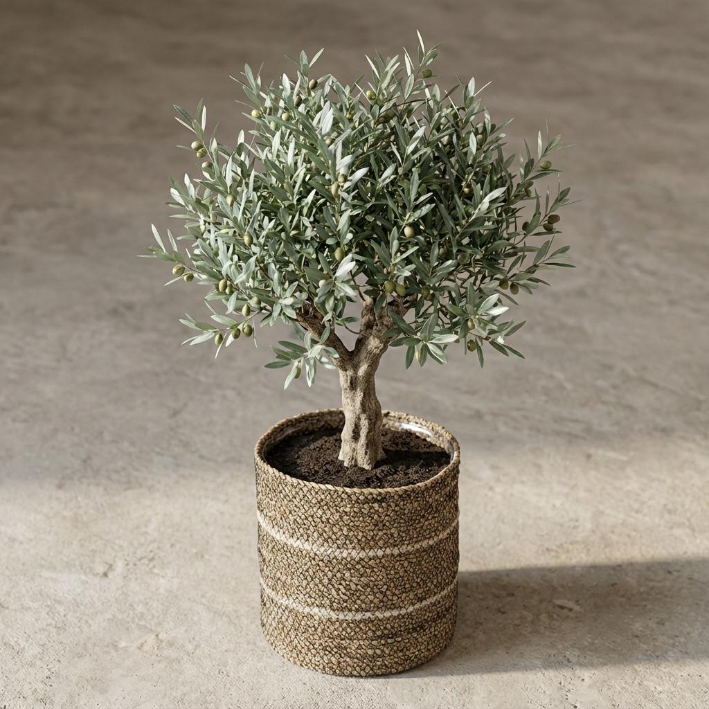 Mand Celestial wit 20 cm, kenmerkend blad