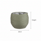 Mand Jorck groen 26 cm, groene bladeren