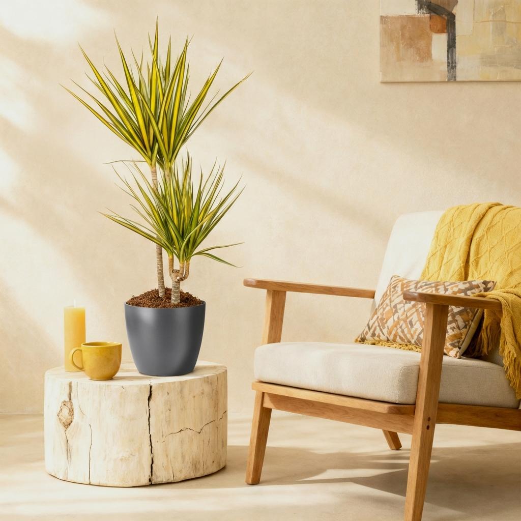 Dracaena Sunray, plant in pot