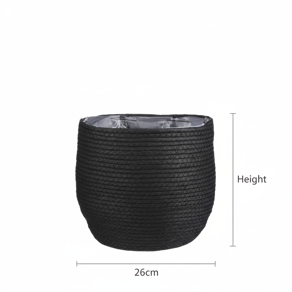 Detailfoto van Mand Jorck zwart 26 cm