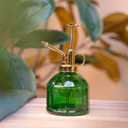 Plantenspuit van groen glas, 0,25 liter