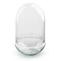 Terrarium fles tweedelig - Egg XL, plant in pot