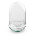 Terrarium fles tweedelig - Egg XL, plant in pot