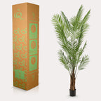 Kunstplanten - Areca Lutescens - Goudpalm, groene bladeren