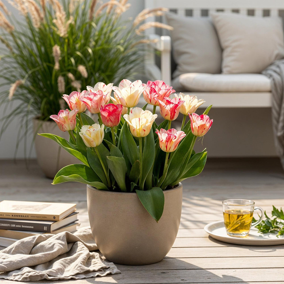 Tulp Hemisphere mix, plant in pot