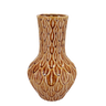 Aardewerk vaas Boa in bruin, maat M, H39 x B23 cm