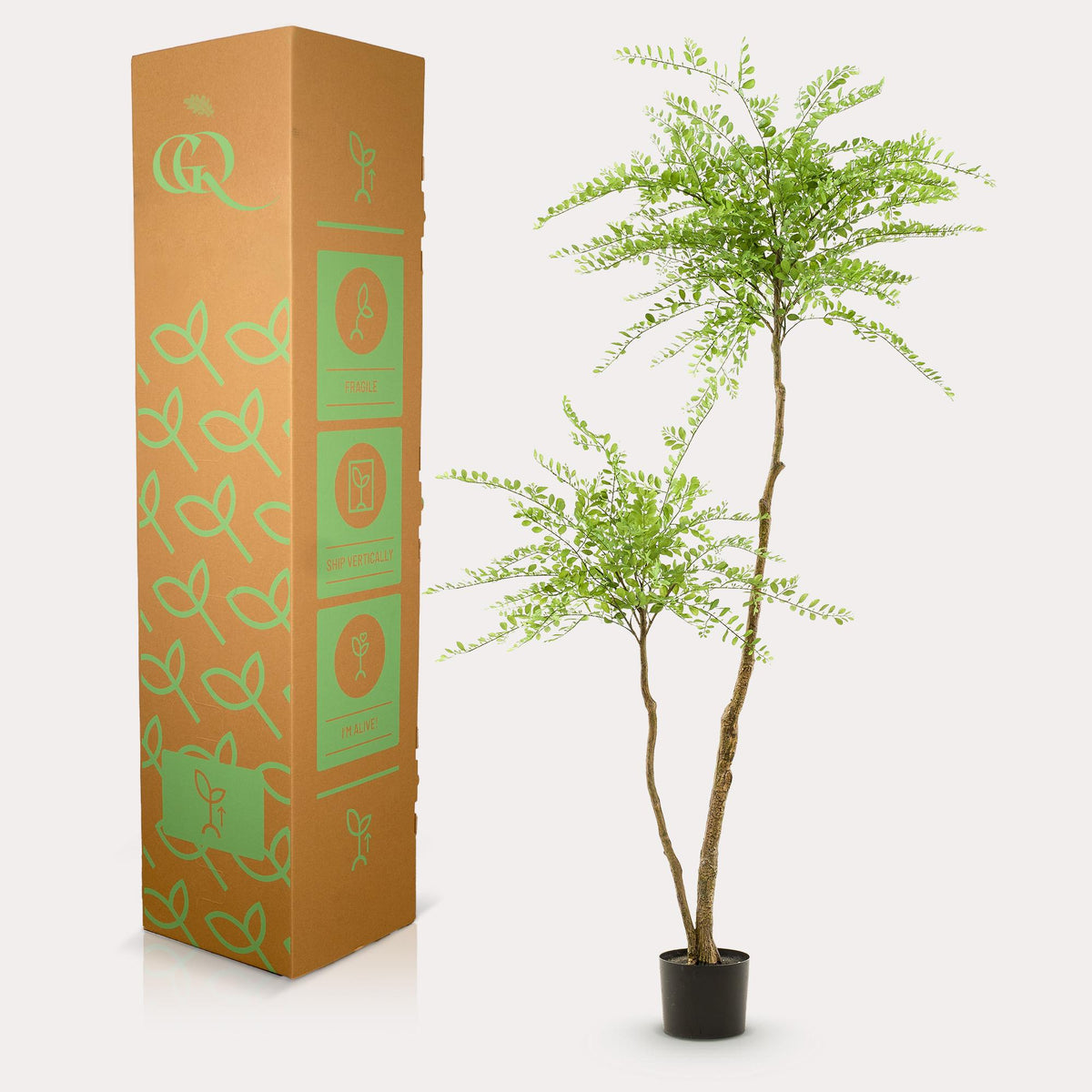 kunstplant - Sophora tree  - Honingboom, groene bladeren
